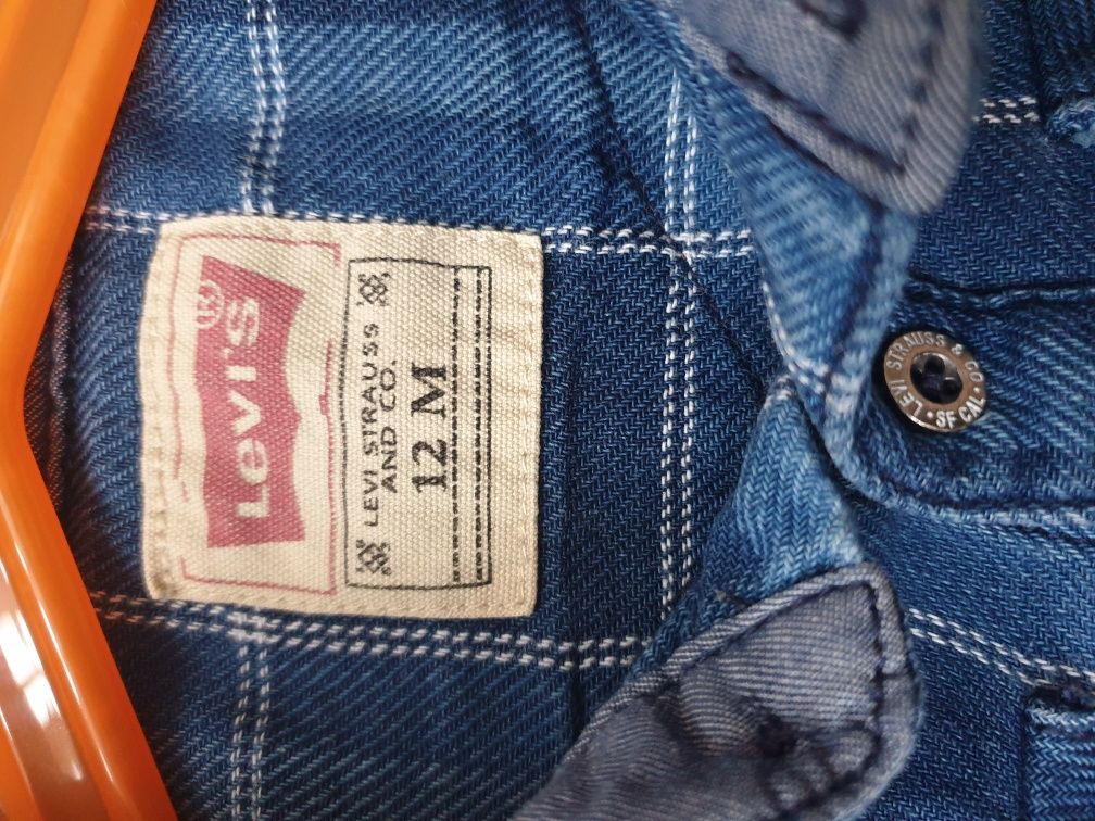 Детска риза Levis за момче 80 2 бр. дрехи сет