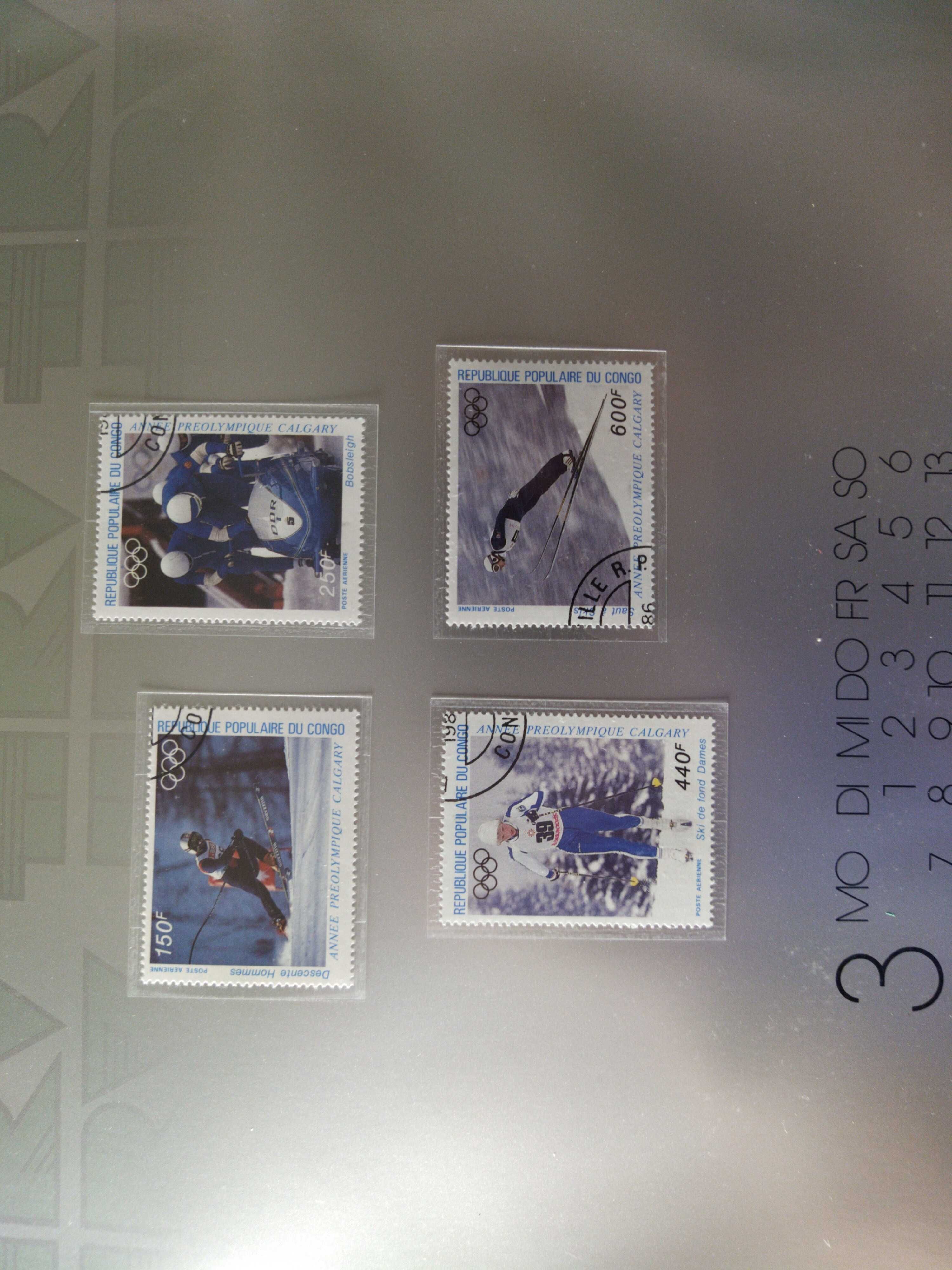 Колекция марки на тема Олимпийски игри.