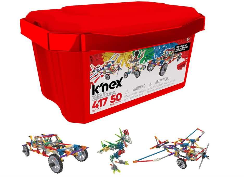 Basic Fun K'NEX | Set de construcție Creation Zone cu 50 de modele