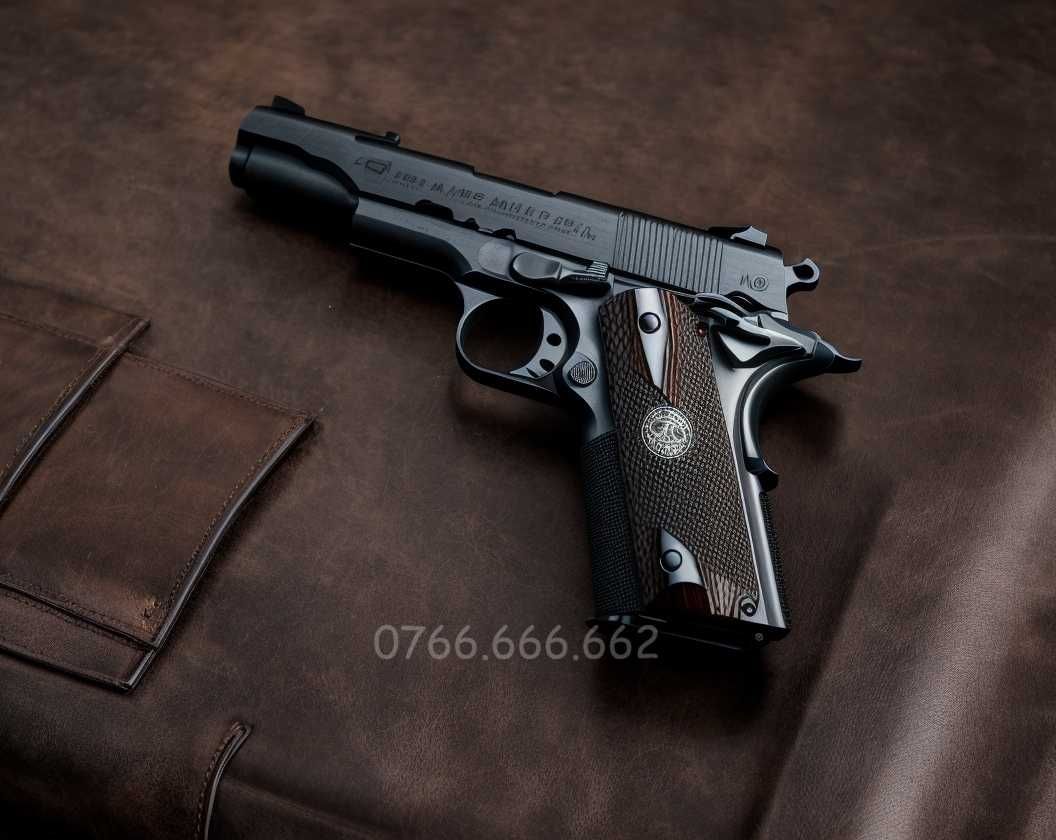 Pistol CO2 Cybergun/Airsoft PUTERNIC Colt SEMI-FULL METAL 1911 RAIL