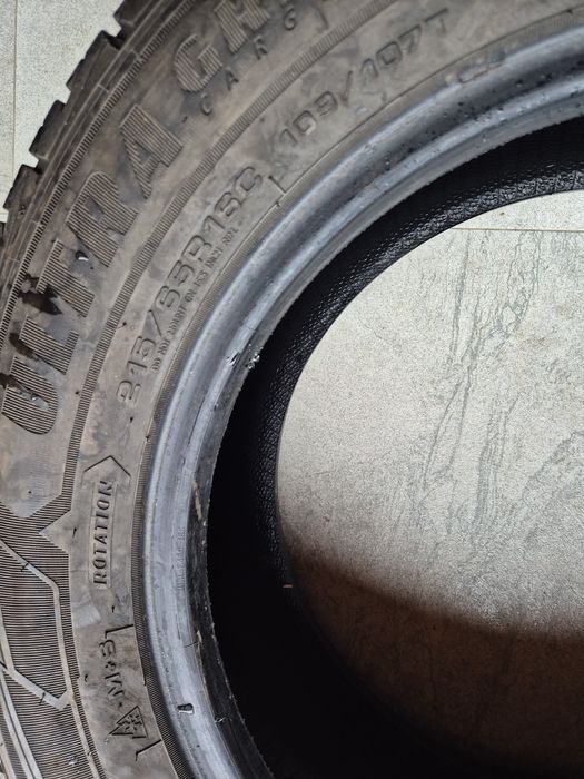 Vând cauciucuri 215/65/16 C M+S 2 buc imp Germania dot 2021//Goodyear/