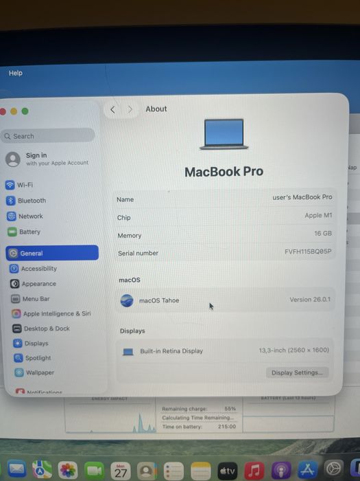 Apple MacBook Pro 13 inch M1 16/512GB,