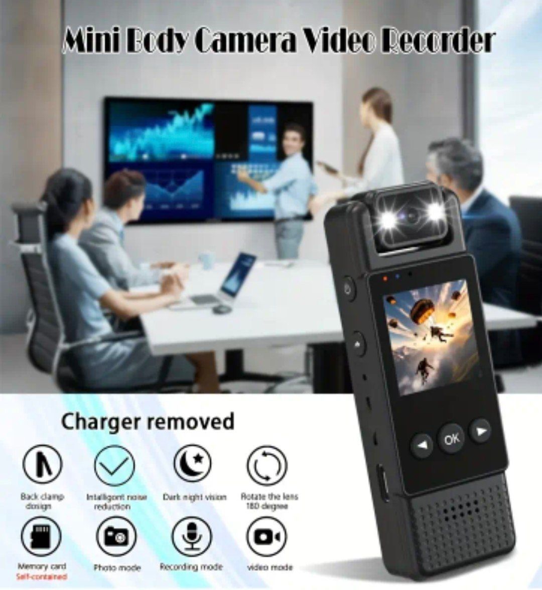 Продаётся! БОДИ-КАМЕРА 2в 1 ваш Адвокат Сьемка в 1080 Full HD