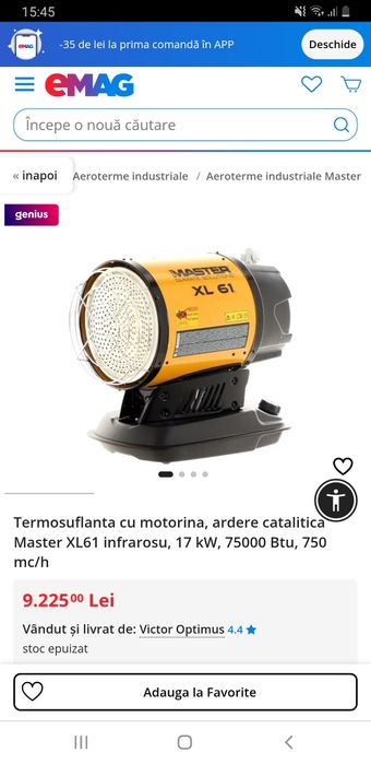 Termosuflanta cu motorina
