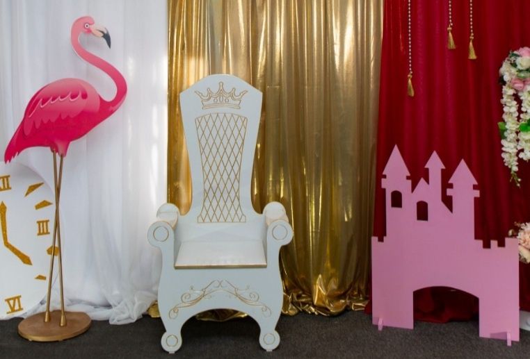 Продам трон цифра 1 фламинго для фотозоны фотосессии