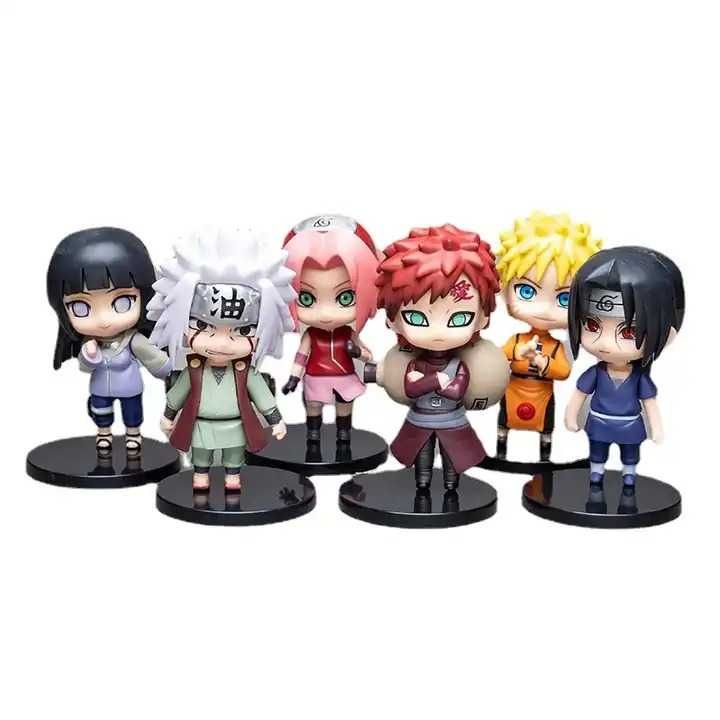 Set  6 Figurine Naruto Anime