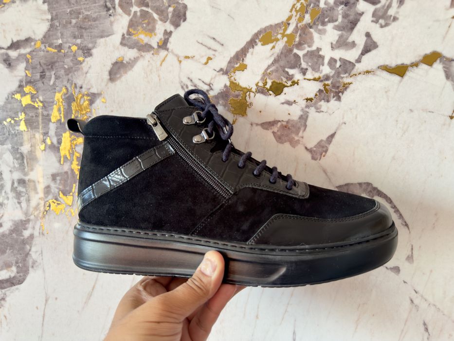 Мужские ботинки из кожа оленя