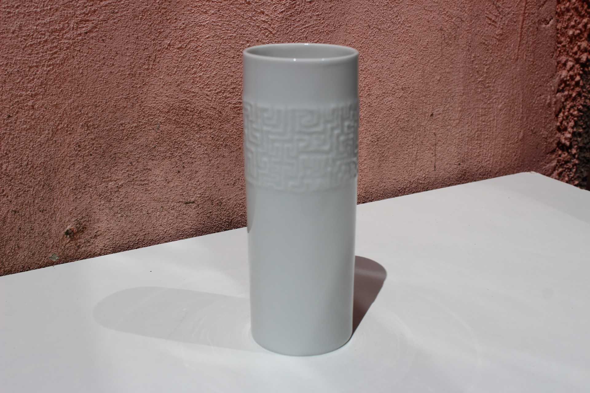 Piesa de colectie, vas flori protelan ROSENTHAL, Cuno Fischer, Relief