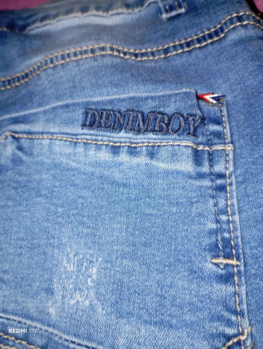 Дънки деним сини