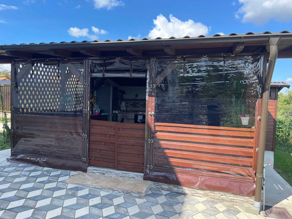 Inchideri terase cu folie cristal