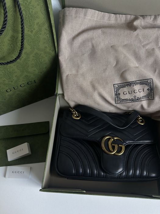 Gucci Marmont Matelassé – Geantă de umăr originală