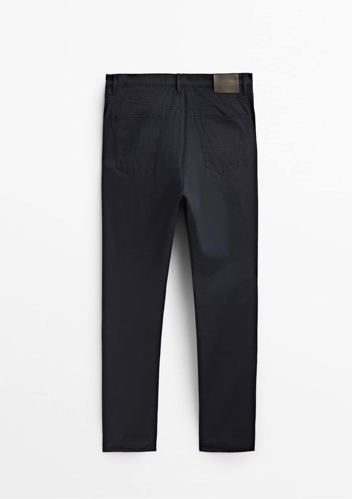 Pantaloni Massimo Dutti, bleumarin