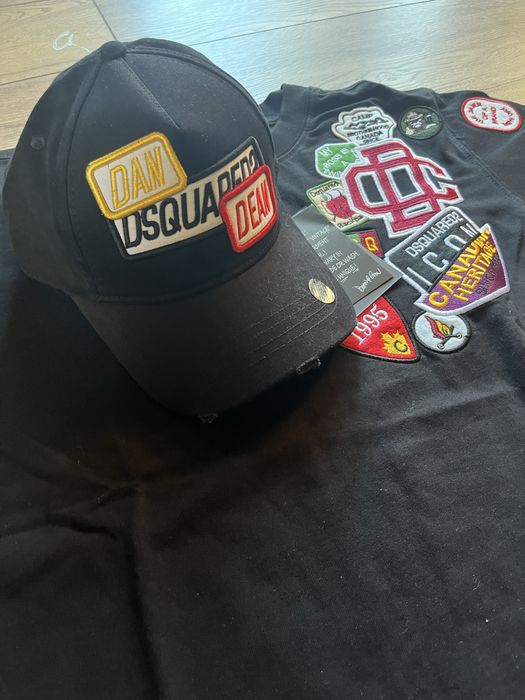 Тениска + шапка на Dsquared2