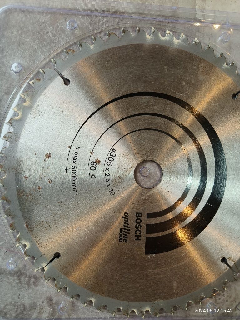 Пильные диски 305мм DeWalt и Bosch