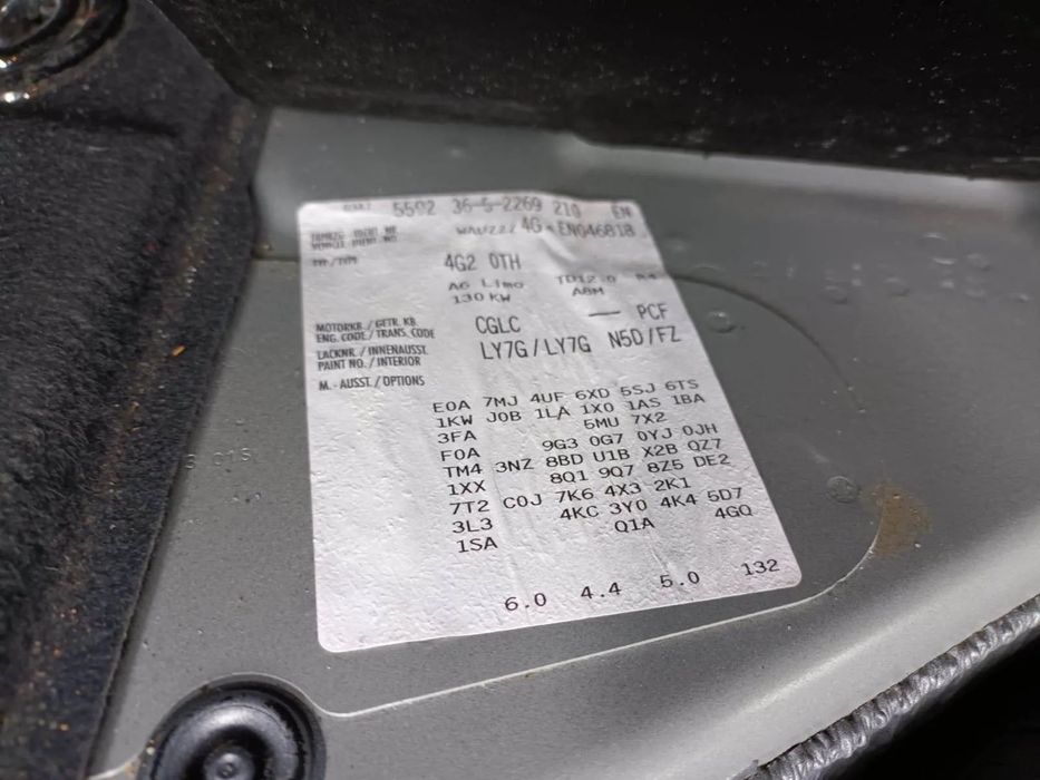 Interior piele/Volan/Consola/Radio CD Audi A6 C7