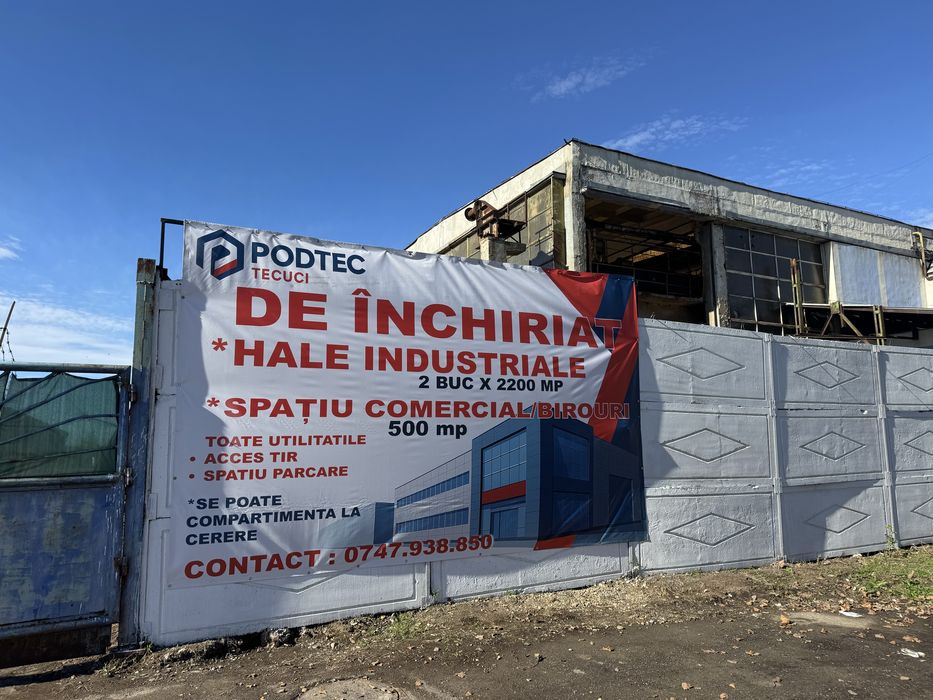 De inchiriat Hale industriale, Magazin