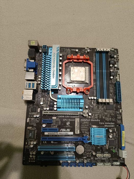 Дъно + процесор M4A89GTD PRO/USB3 + FX6100