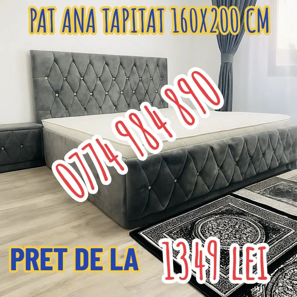 Pat tapitata Ana de la 1349 lei.