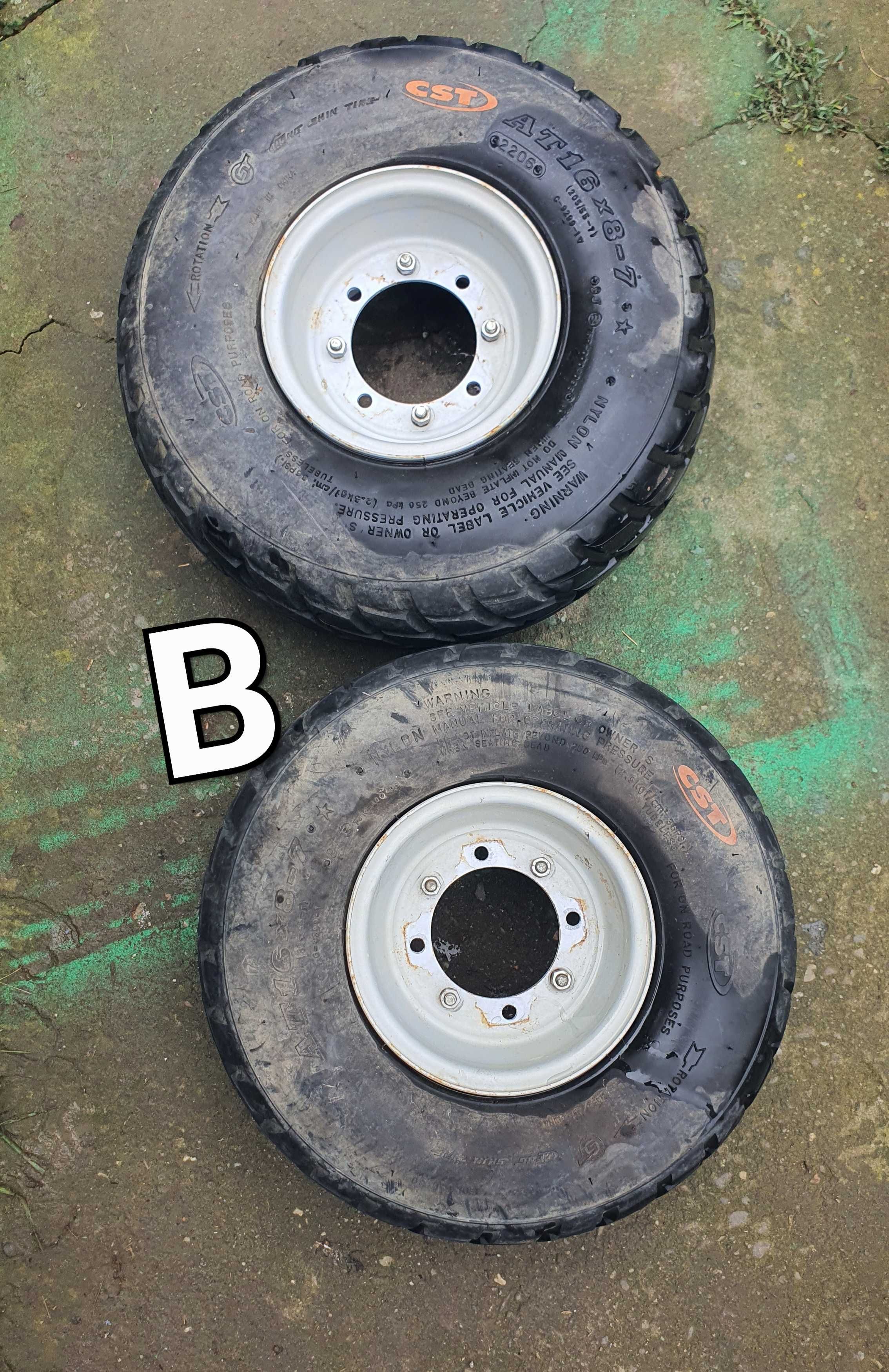 Ca in poze-Set-Jante MODULARE-16x8-7-4 Gauri-Atv 125cc 150cc-Defender