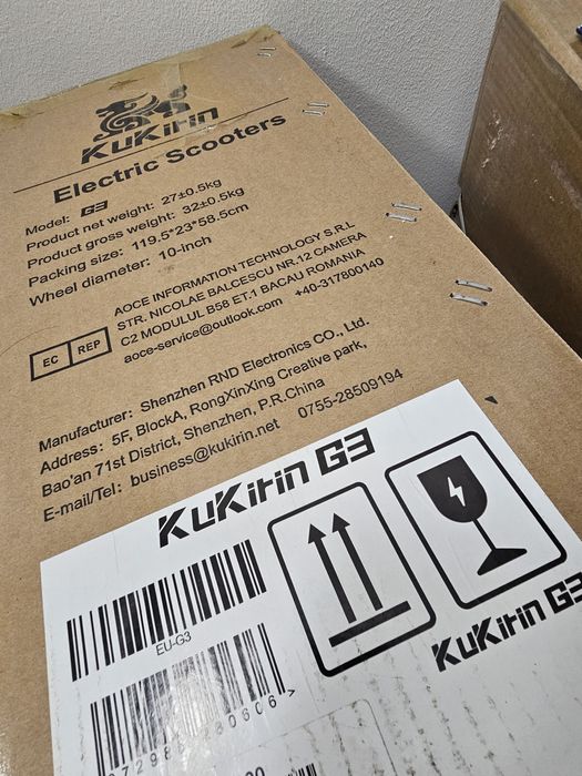 Trotineta KUKIRIN G3 sigilata