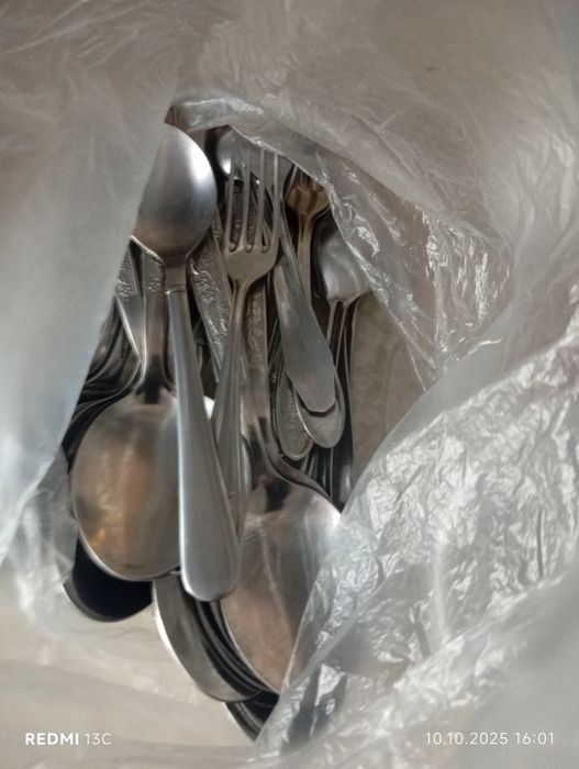 Ложки вилки и чайные ложки нержавейка