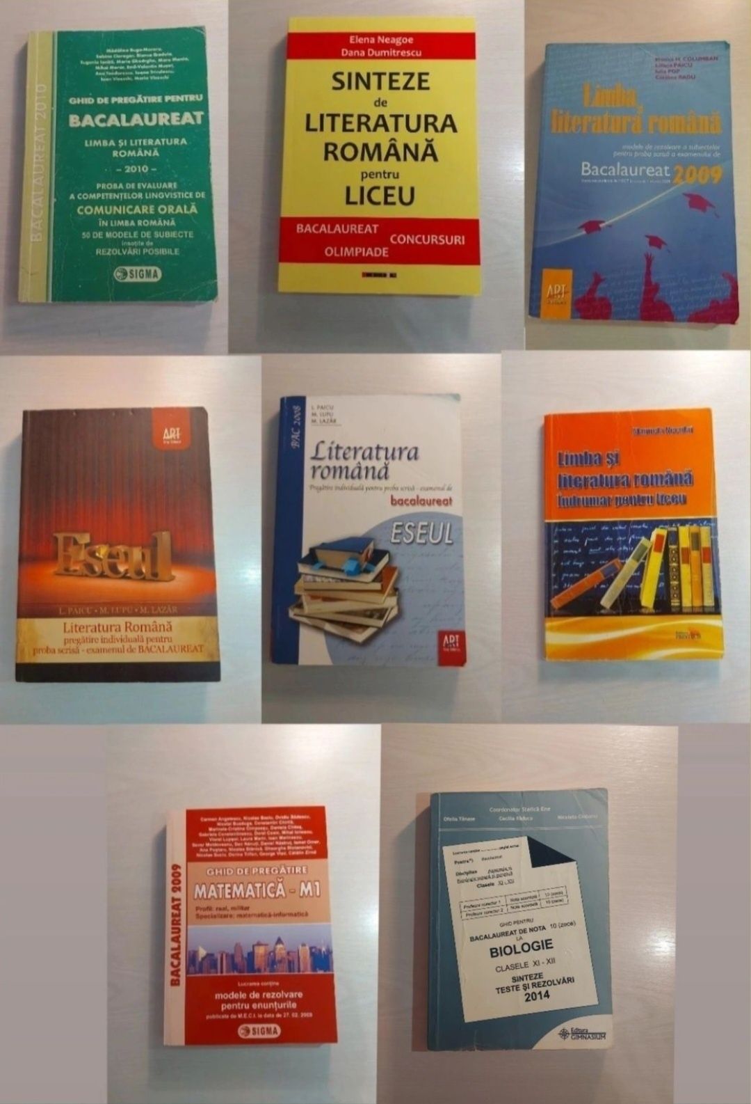 Manuale / Culegeri liceu, BAC și generală (clasele 1-12)