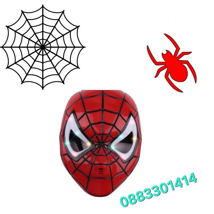 Светеща маска Спайдермен Spiderman