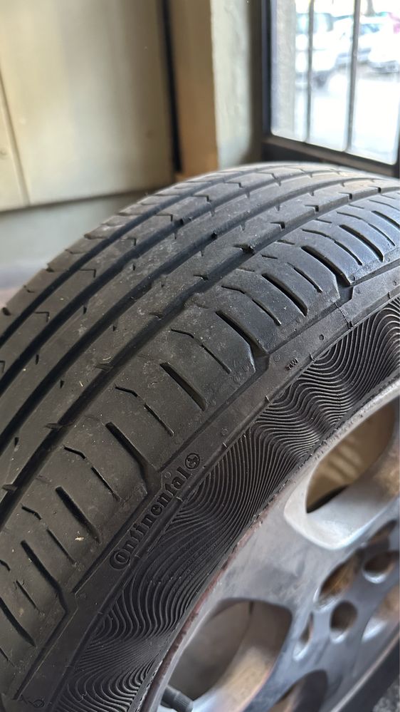 Гума с джанта - Continental 205/55 R16 - лятна