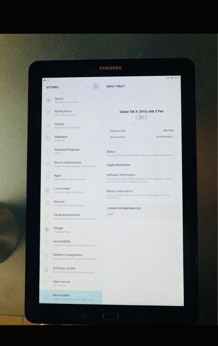 Tableta A6 Tab Pean ecran mare baterie mare inpecabila