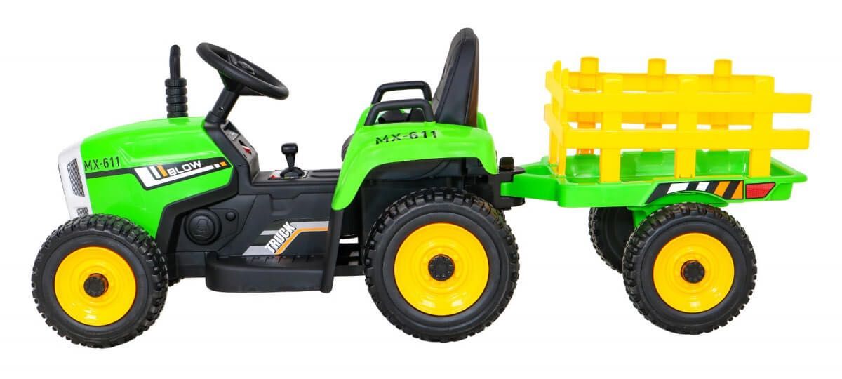 Tractor copii electric Autokids BLOW TRUCK LUX (MX-611-LUX) Verde