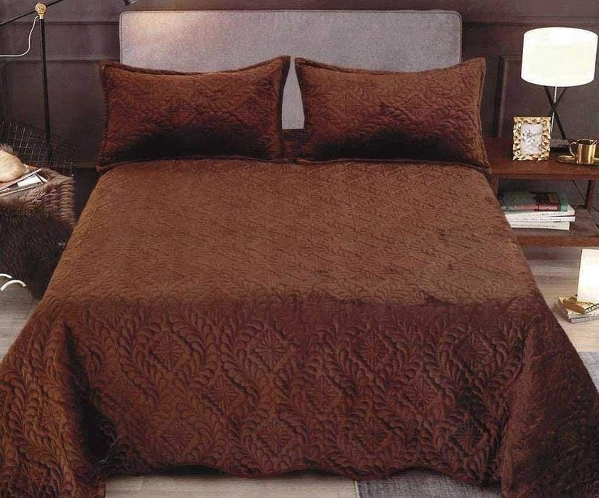 Cuvertura din catifea 3 piese