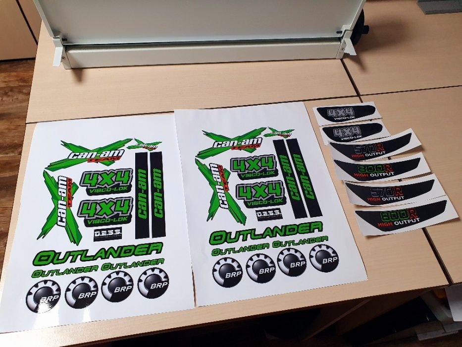 REDUCERE Stickere Can Am Outlander Renegade A3 sticker enduro ktm