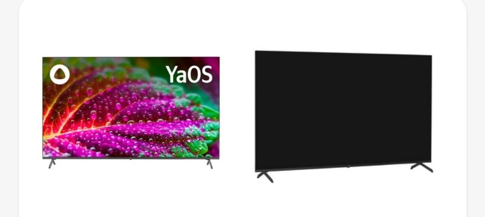 Телевизов 65" (164 см) Телевизор DEXP 65UCY1 черный