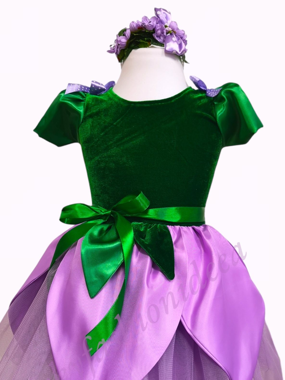 Violeta brandusa floare costum serbare fetite made în România