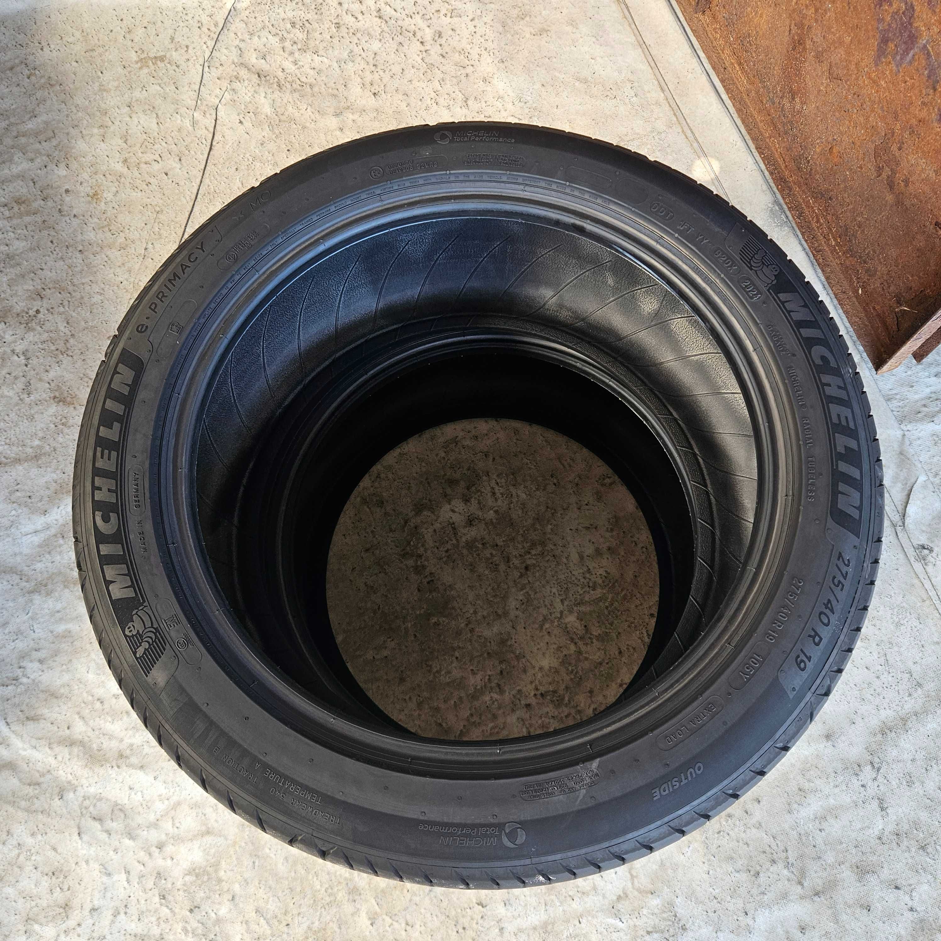 2 летни гуми 275/40R19 Michelin E.Primacy * MO 105Y XL DOT2024 Germany