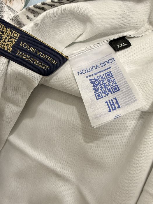 Tricou Louis Vuitton White XXL