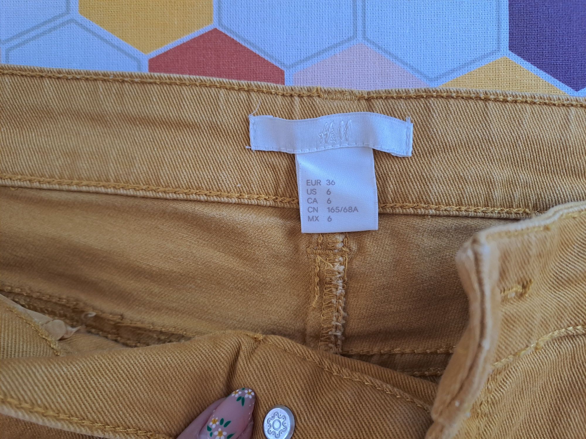 Къси дънкови панталони H&M