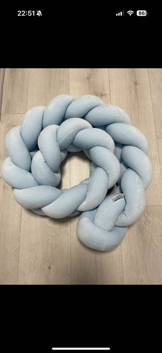 Protectie impletita pentru patut