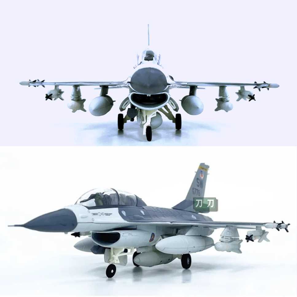 Macheta avion metalica F-16D USAF Mig Killer 92 scara 1:72 21cm