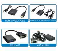 HDMI to VGA / DVI to VGA переходник  адаптер (с HDMI на VGA) от 1500