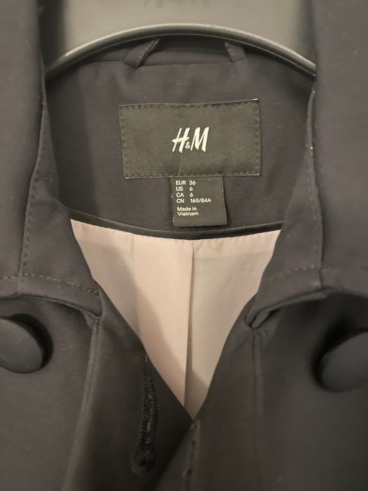 Palton bleumarin inchis marimea S H&M