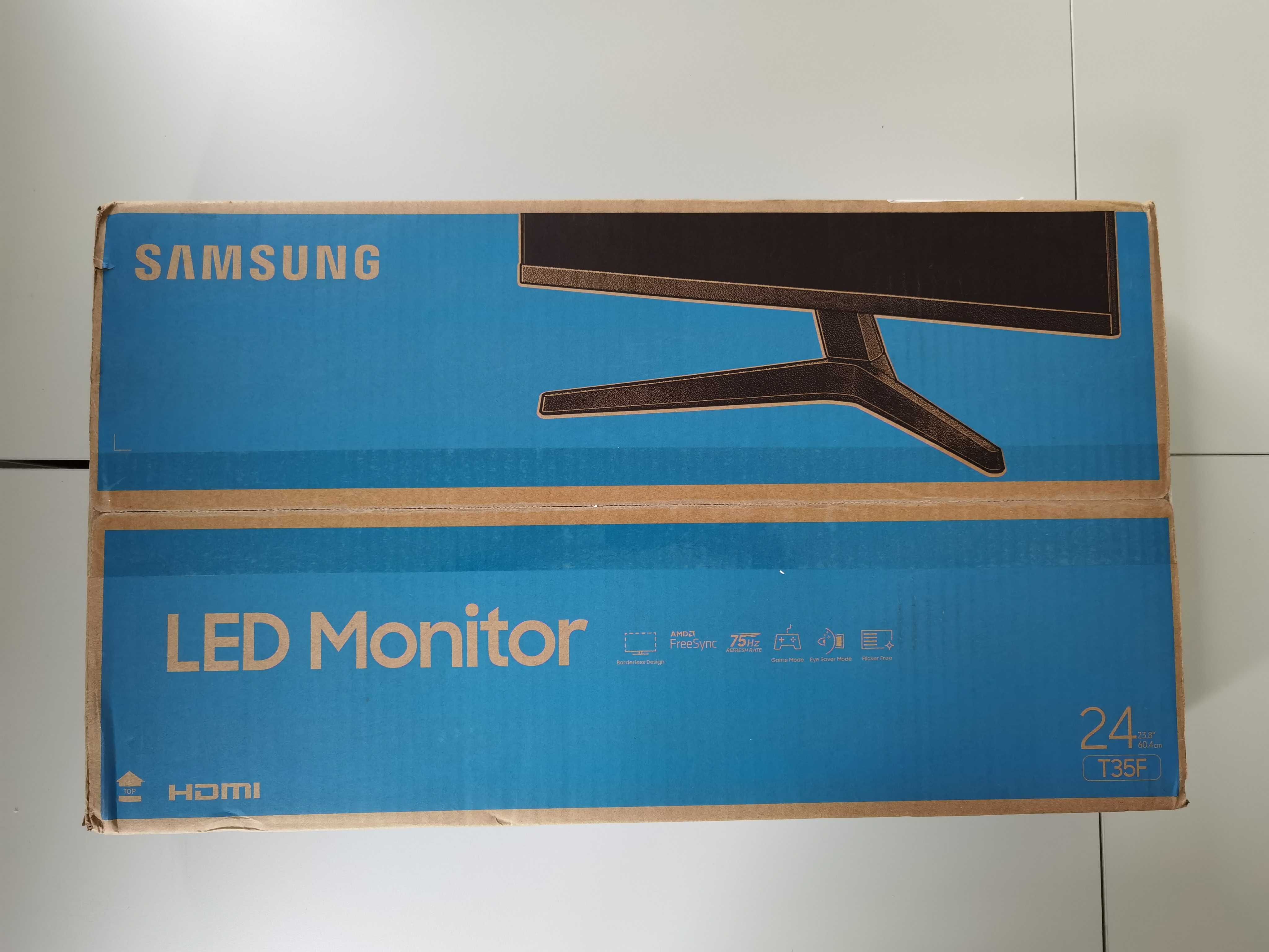Monitor LED IPS Samsung 23.8", Full HD, HDMI, FreeSync, Vesa, Negru