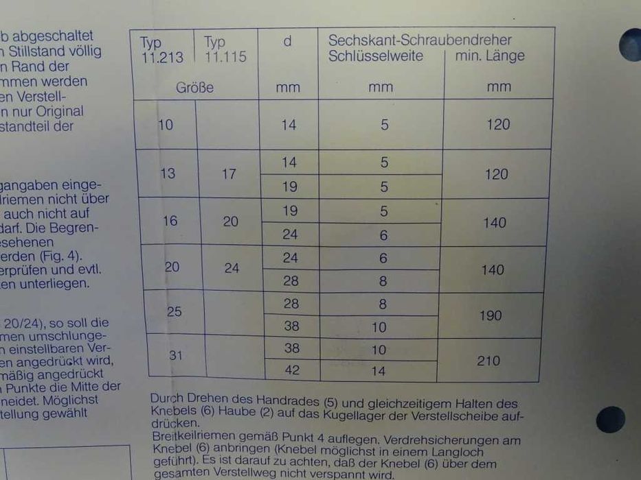 Вариаторна шайба Lenze 13-920 variable speed pulley 20H7 Ф130/Ф20