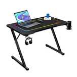 Birou pentru gaming Huzaro Hero 1.8, 100x60cm, Negru
