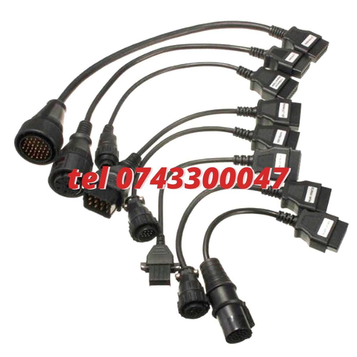 Set De 8 Cabluri Adaptoare Obd2 Autocom Delphi Camioane Dube