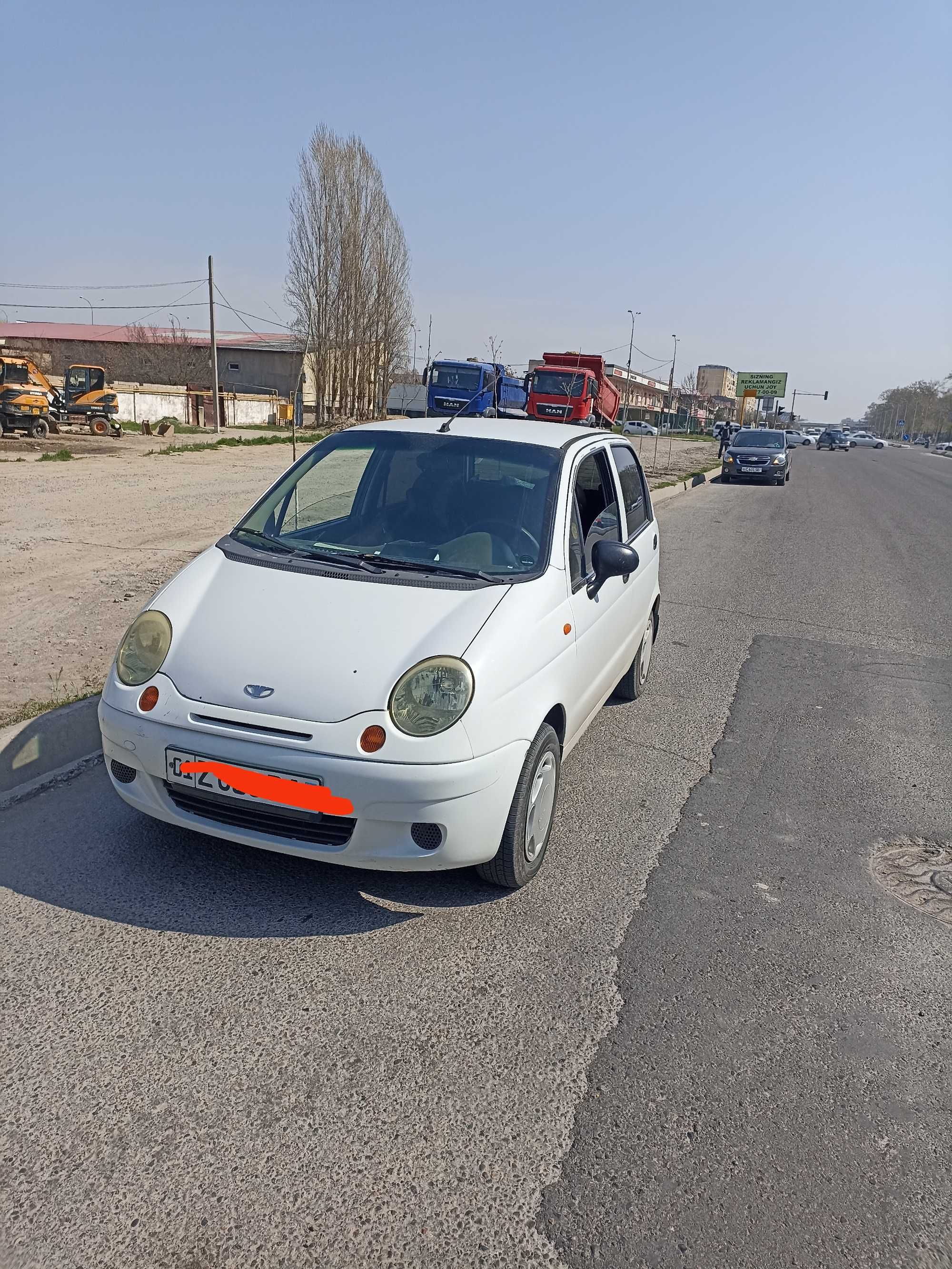 Daewoo Matiz белый