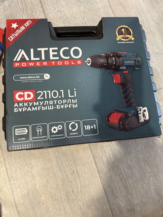 аккумуляторная дрель-шуруповерт ALTECO CD 2110.1 Li.