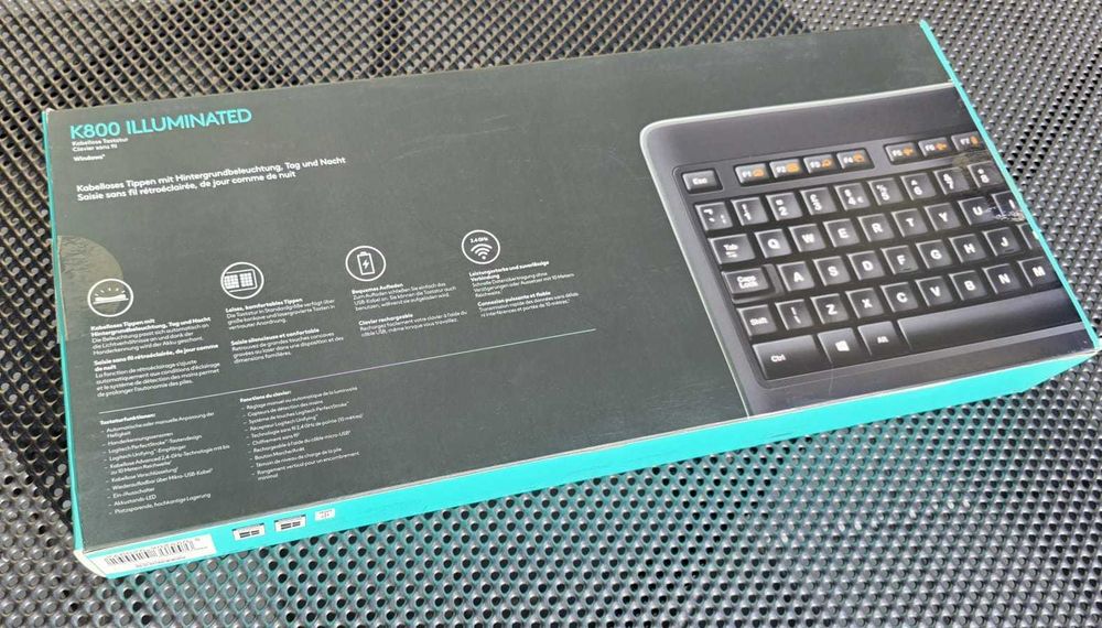 Tastatura Logitech K800, Wireless, Iluminata