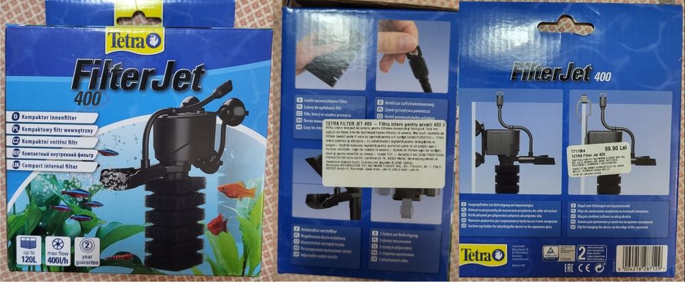 Filtru intern pentru acvariu TETRA JET