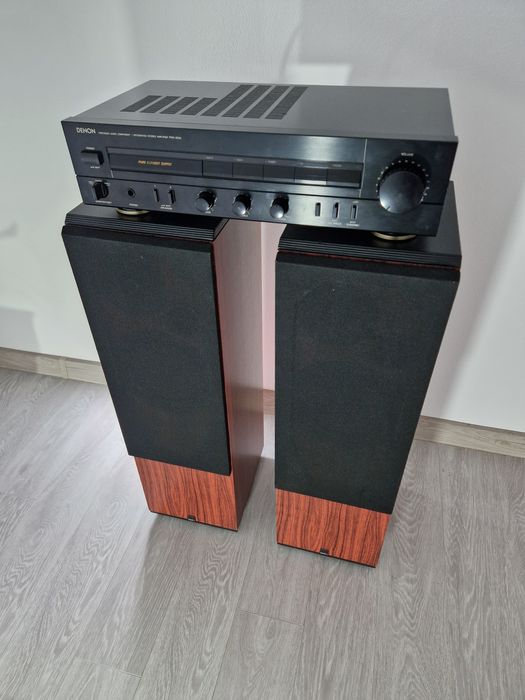 Amplificator denon și boxe quart